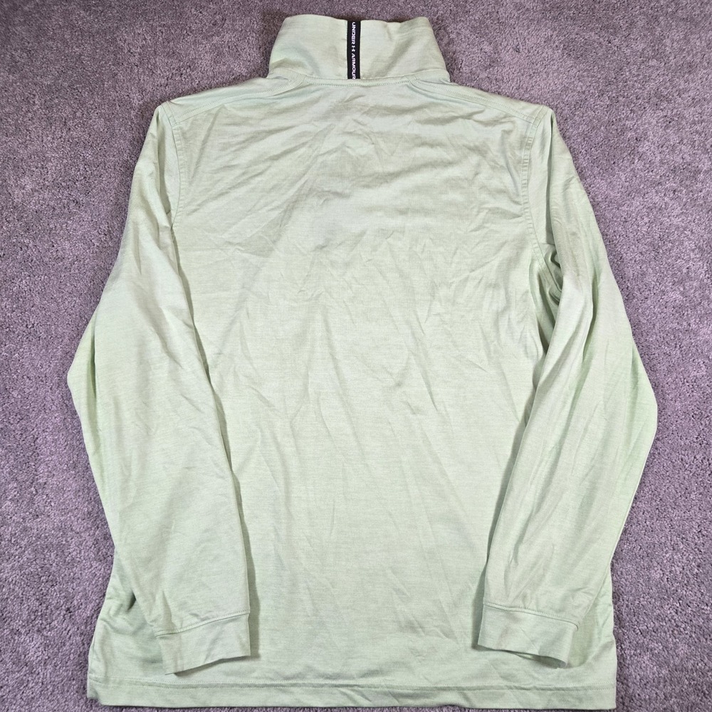 Under Armour Golf Men's Playoff 3.0 1/4 Zip Pullover Large Morph Green - Picture 7 of 8